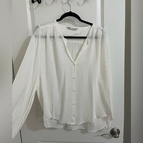 Zara Classic white Blouse - Picture 1 of 4